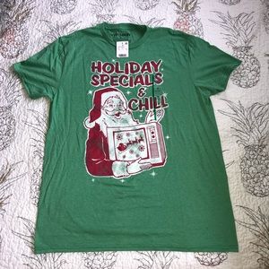 Green Holiday Tee Shirt